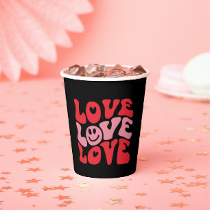 Gobelets En Papier Love Valentine's Day Super Funny Holiday