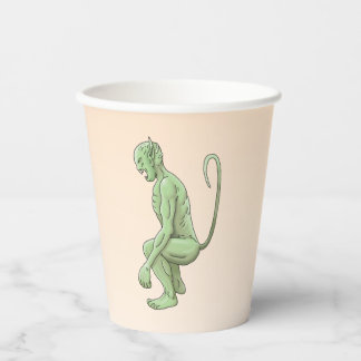 Gobelets En Papier Lutrin vert