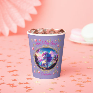 Gobelets En Papier Magical Unicorn Birthday
