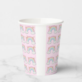 Gobelets En Papier Magique Unicorn Pastel Rainbow Party