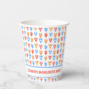 Gobelets En Papier Maillot de bain amusant pour une fête de bachelore
