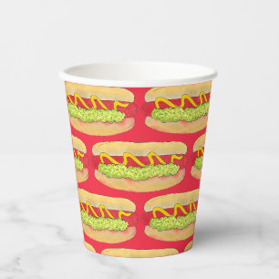 Gobelets En Papier Maine Red Snapper Hotdog Portland ME Food Cookout