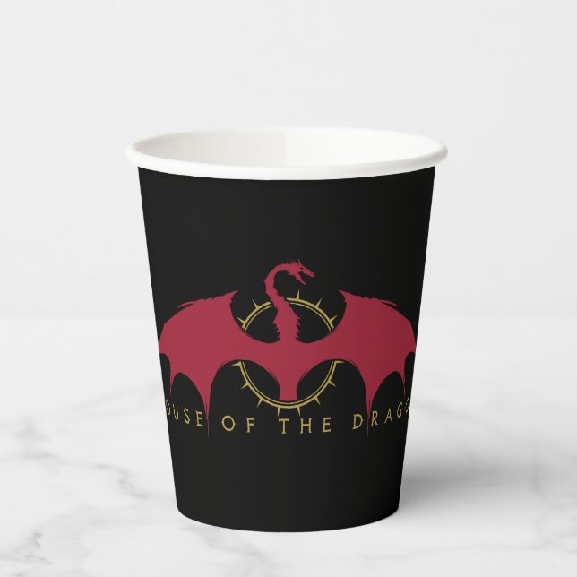 Gobelets En Papier MAISON DU DRAGON | Dragon rouge (Gauche)