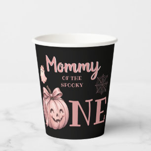 Gobelets En Papier Maman du Fantôme Rose de Pinkoween