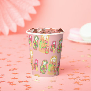 Gobelets En Papier Matryoshka