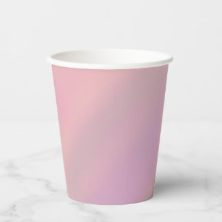 Gobelets En Papier Mauve Rose Pâle Douce 80s