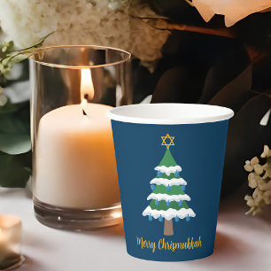 Gobelets En Papier Merry Chrismukkah Cute Hanoukka Christmas Party