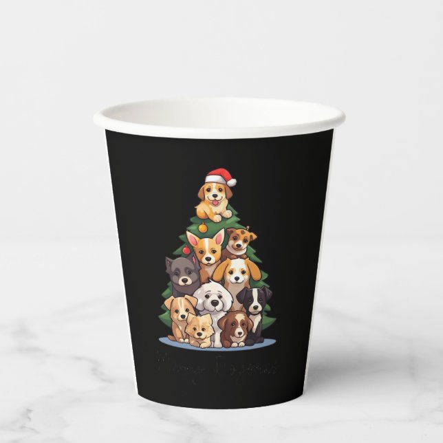 Gobelets En Papier MERRY DOGMAS T-shirt surdimensionné (Recto)