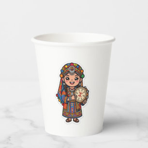 Gobelets En Papier Mignon Kawaii Amazigh Ber