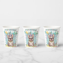 Mignonne French Bulldog Pastel C'est mon anniversa