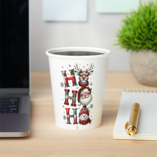 Gobelets En Papier Minimal Christmas Mug | Line Art Tree | KaliraArts
