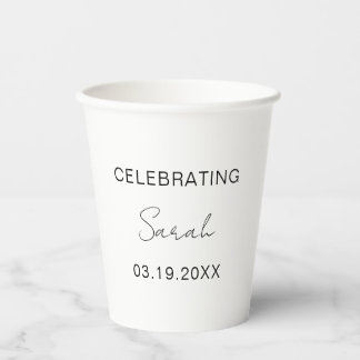 Gobelets En Papier Modern Custom 30th Birthday Party Funny Gifts
