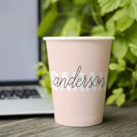 Moderne Pastel Rose Beauté Personnalisée Vous Nom