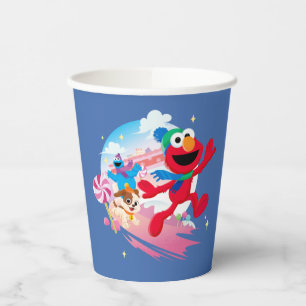 Gobelets En Papier Monstre Elmo, Tango & Cookie   Meilleur Noël