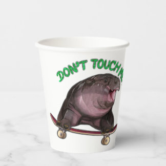 Gobelets En Papier Moo Deng de Thaïlande