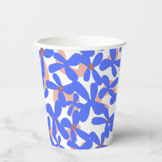Gobelets En Papier Motif de fleurs 2