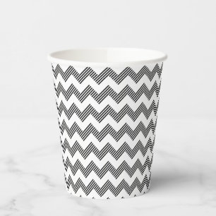 Gobelets En Papier Motif de zigzag géométrique 2