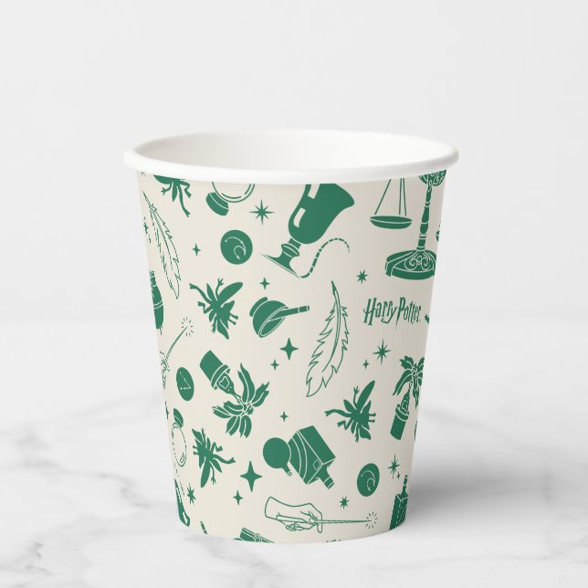 Gobelets En Papier MOTIF du club de classe HOGWARTS™ (Recto)