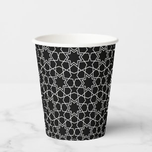 Gobelets En Papier Motif géométrique islamique Design arabe  