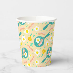 Gobelets En Papier Motif petit-déjeuner
