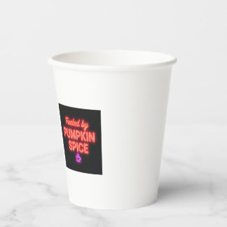 Gobelets En Papier Mug Épice de Citrouille Néon – Tasse à Café Rétro 