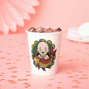 Gobelets En Papier Mugs & Tasses   Chloe Baby - Joli garçon avec Luck