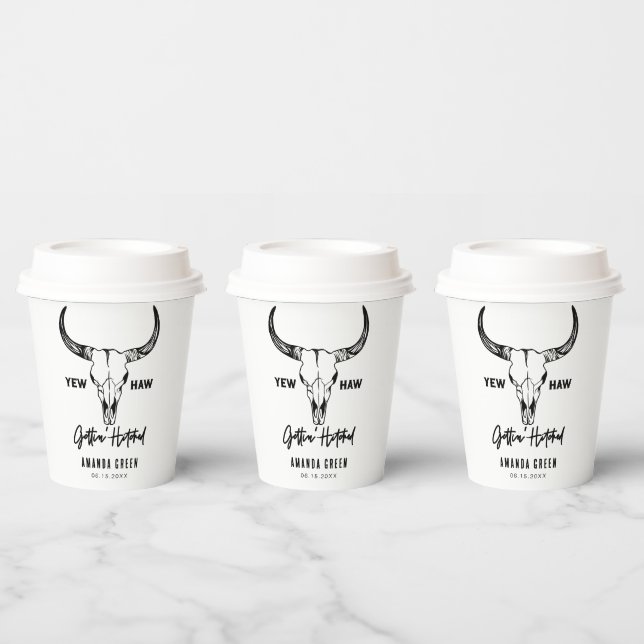 Gobelets En Papier Nashville Bachelorette Party Gettin Hittin Custom (Multi)