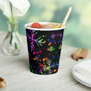 Gobelets En Papier Neon Snow