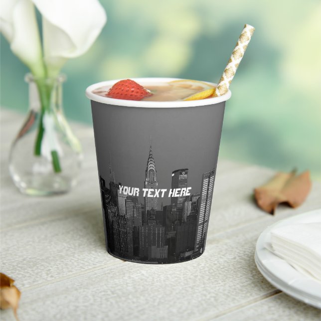 Gobelets En Papier New York City Manhattan Empire State Building Cool (Insitu)