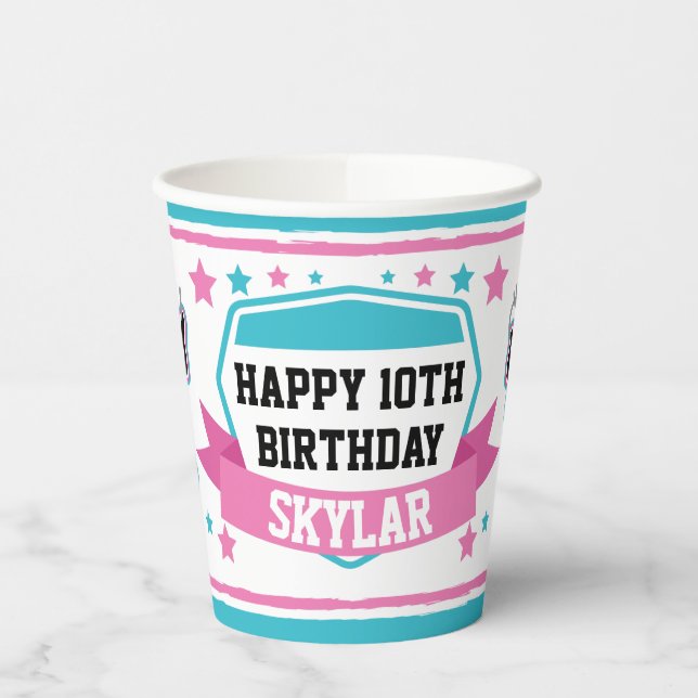 Gobelets En Papier Ninja Filles guerrières tasses de papier fête d'an (Gauche)