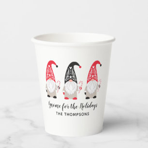 Gobelets En Papier Noël Gnome Holiday