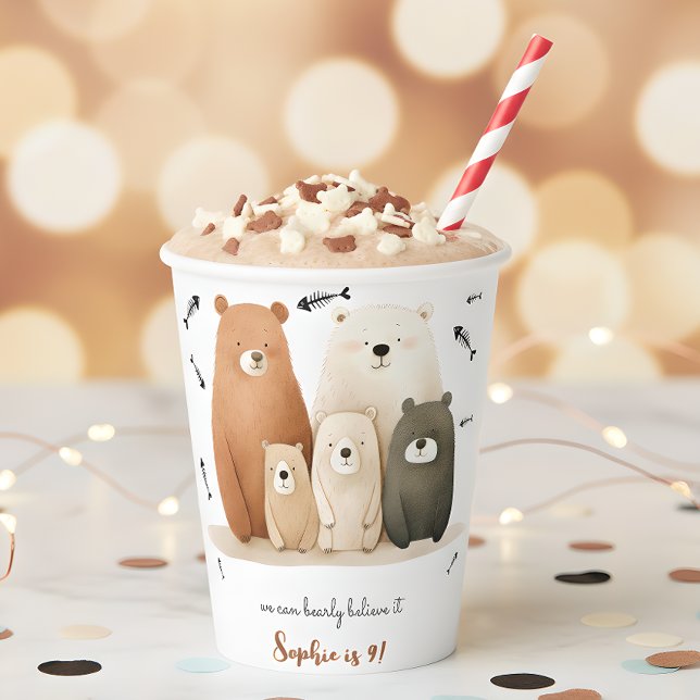 Gobelets En Papier nous pouvons croire que c'est anniversaire de enfa (Créateur téléchargé)