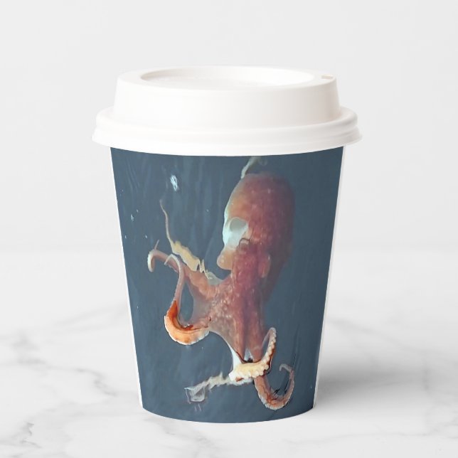 Gobelets En Papier Octopus Paper Cup (Recto)