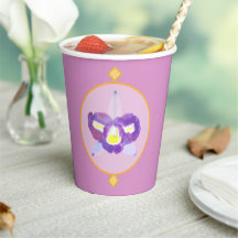 Orchidée violette et jaune