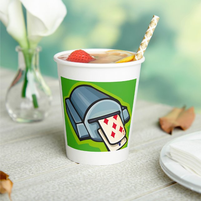 Gobelets En Papier Ordinateur Cartes (Créateur téléchargé)