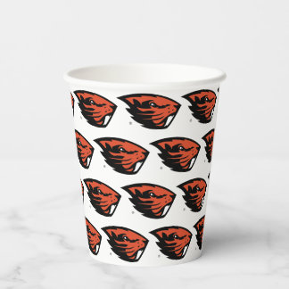 Gobelets En Papier Oregon State Beavers | Tête de castor