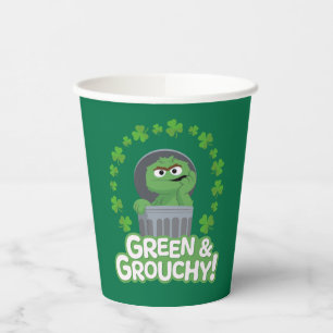 Gobelets En Papier Oscar   Green & Grouchy !