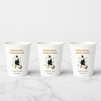 Gobelets En Papier Owl Preschool / Kindergarten Graduation Party