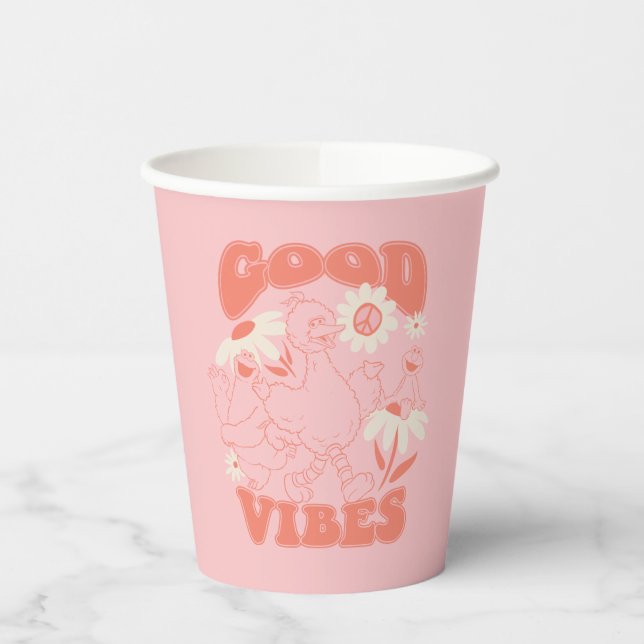 Gobelets En Papier Pal de rue Sésame | GOOD VIBES (Gauche)