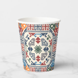 Gobelets En Papier Palestine traditionnelle Broderie tatreez boho