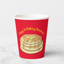 Pancake Anniversaire Fête Flapjack Cute Enfants