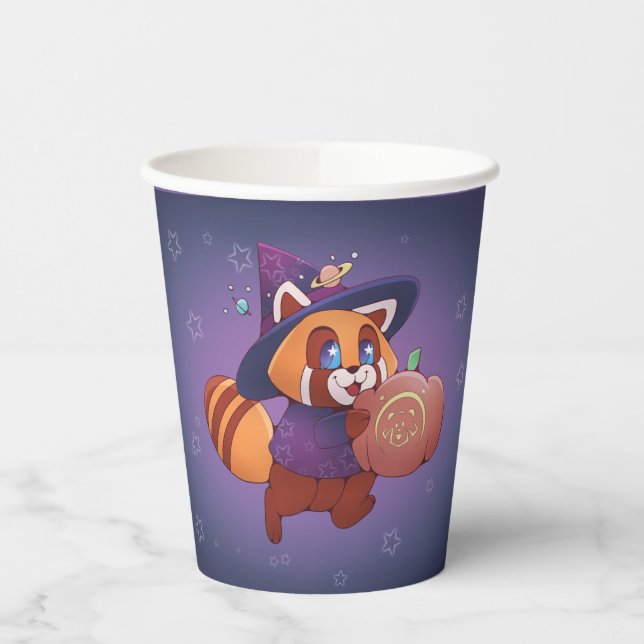 Gobelets En Papier Panda espace Halloween (Gauche)