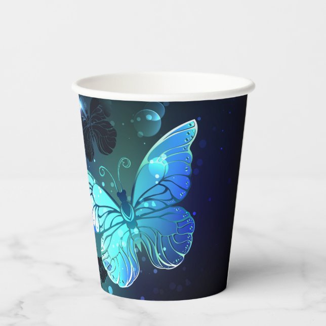 Gobelets En Papier Papillon de nuit (Verso)