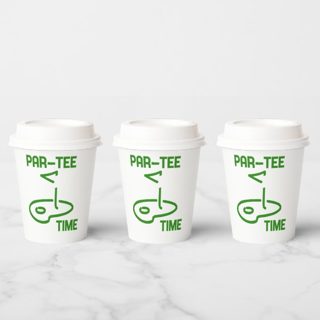 Gobelets En Papier Par Tee Time (Multi)