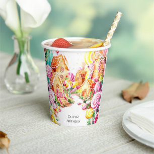 Gobelets En Papier Paradis Whimsical Candyland Anniversaire