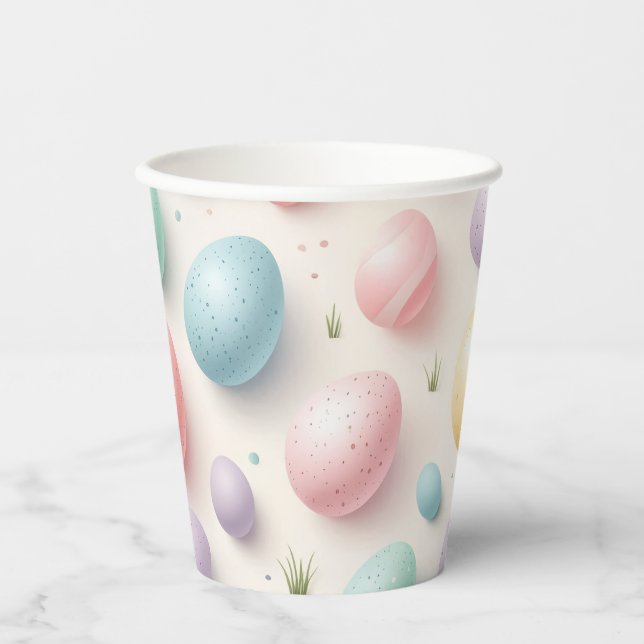 Gobelets En Papier Pastel Egg Paper Party Cups (Recto)