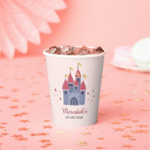 Pastel Pink Enchanted Castle Hearts & Stars Party