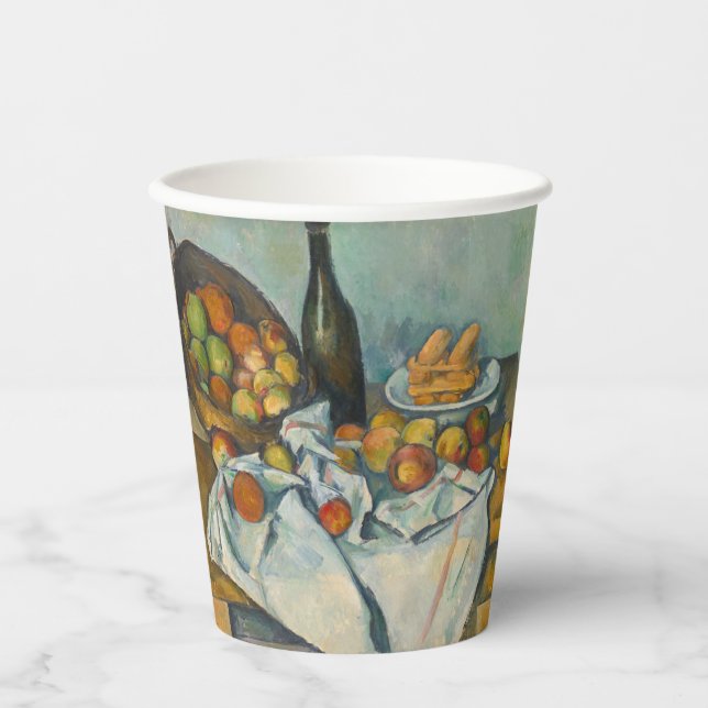 Gobelets En Papier Paul Cezanne - Le panier des pommes (Recto)