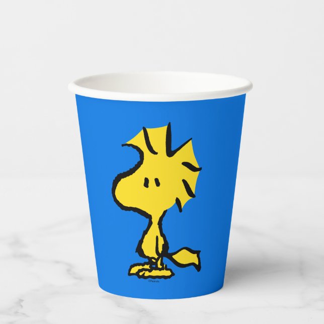 Gobelets En Papier Peanuts | Snoopy's Friend Woodstock (Recto)