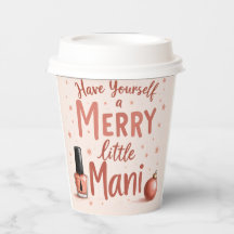 Perfect for those nail crazy ladies, paper cups